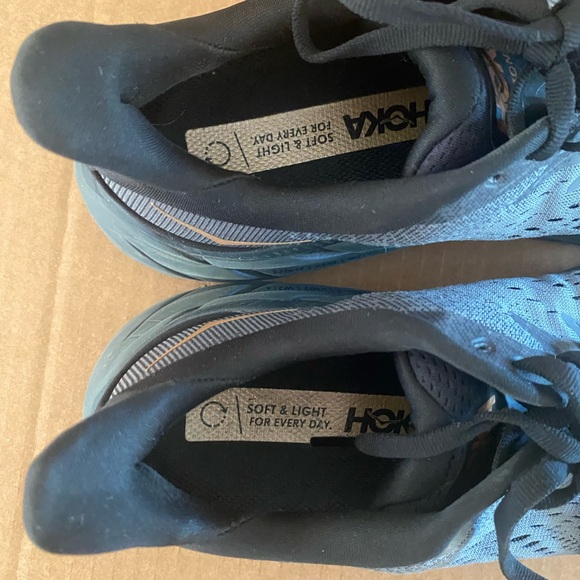 Hoka Women's Clifton 8 Running Shoes "Anthracite Copper" | US 8 - Picture 9 of 10